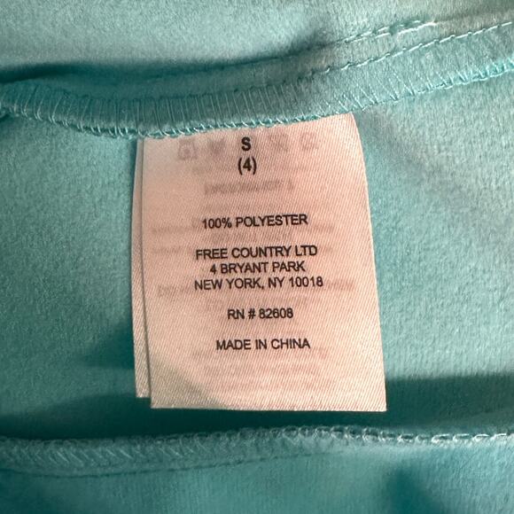 Free Country Youth Girl’s Teal Jacket, Small (4), Pre-owned - Picture 6 of 7